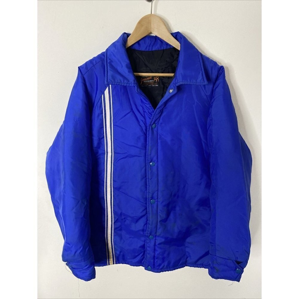 Vintage Jensen Men L 60s 70s‎ Streetwear Insulated Jacket Striped Hipster
